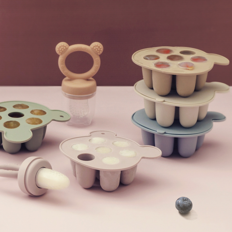 Baby Products Cream - Color Kids 2PC Silicone Baby Ice