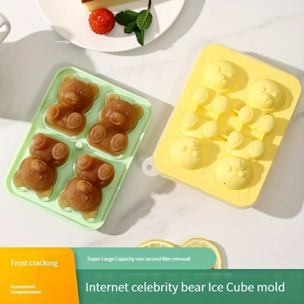 Bear Ice Pop Molds Cartoon Mol - Baby Products Cream ulasan dan harga
