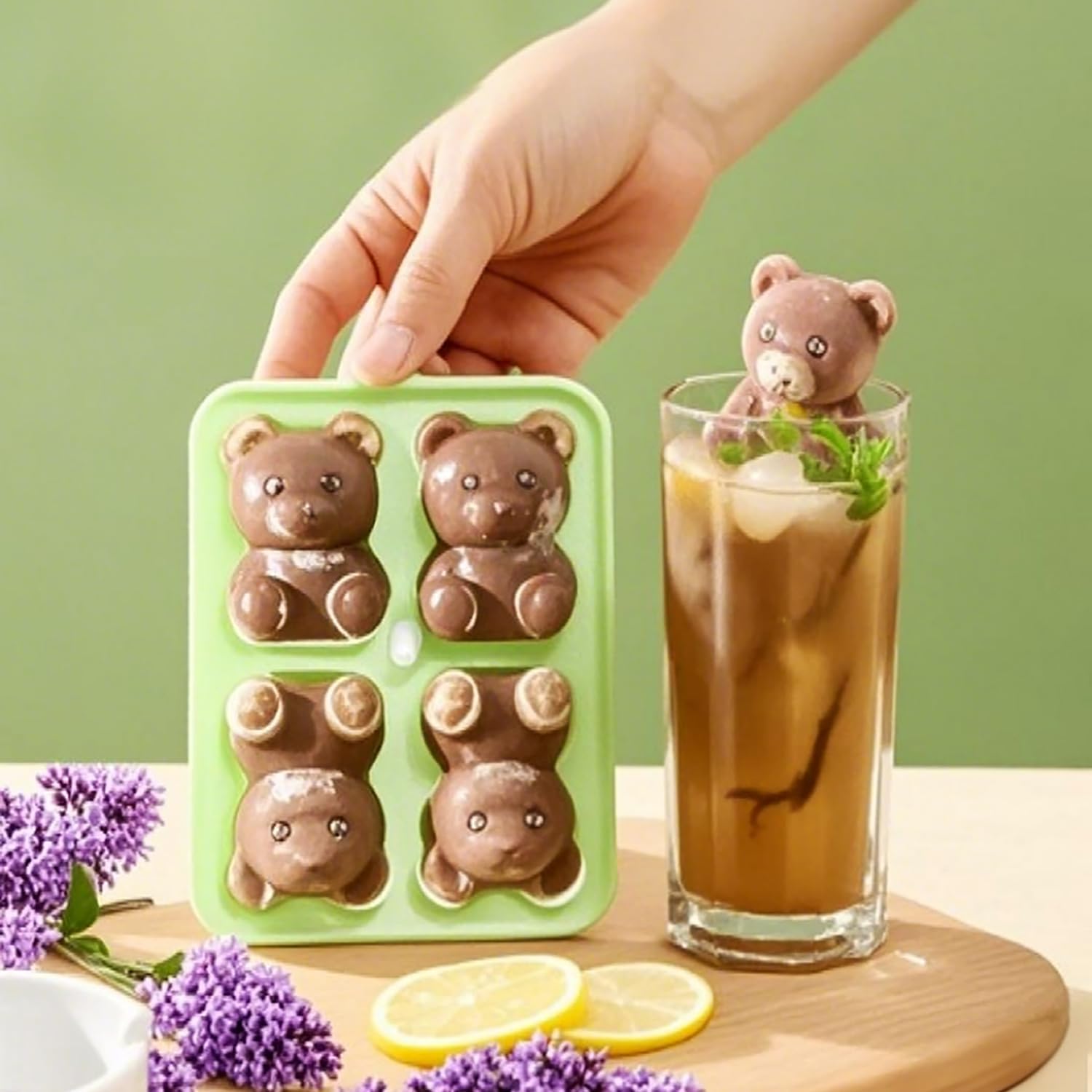 Bear Ice Pop Molds Cartoon Mol - Baby Products Cream ulasan dan harga