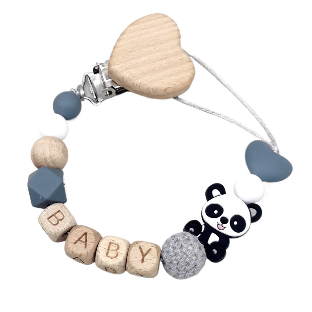 Wooden Personalized Baby Pacif - Baby Pacifier Clip ulasan dan harga