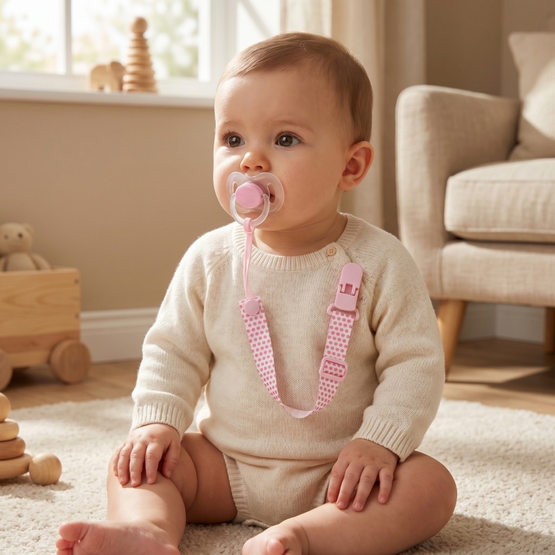 Fixed Button Baby Pacifier Cli - Baby Pacifier Clip ulasan dan harga