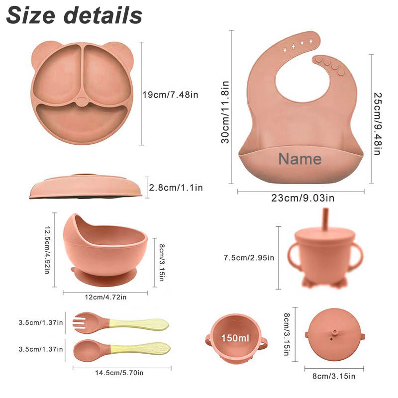 Baby Feeding Plate Sets Suctio - Baby Led Weaning Set ulasan dan harga