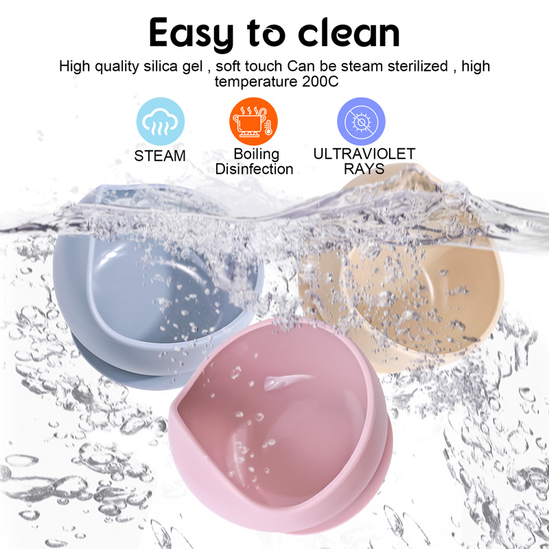 2PC Silicone Sucker Bowl Feedi - Baby Led Weaning Set ulasan dan harga