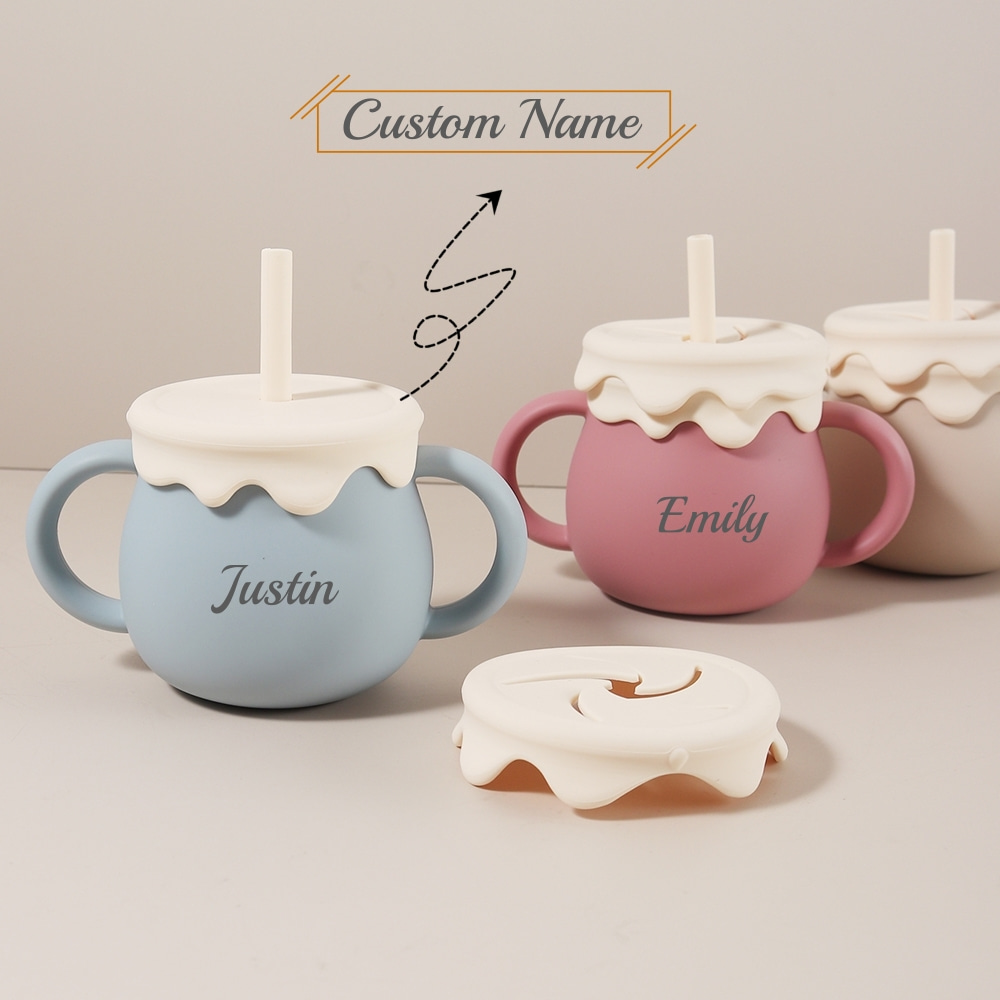Personalized 280ml  Baby Cup-  - Baby Products Cream ulasan dan harga