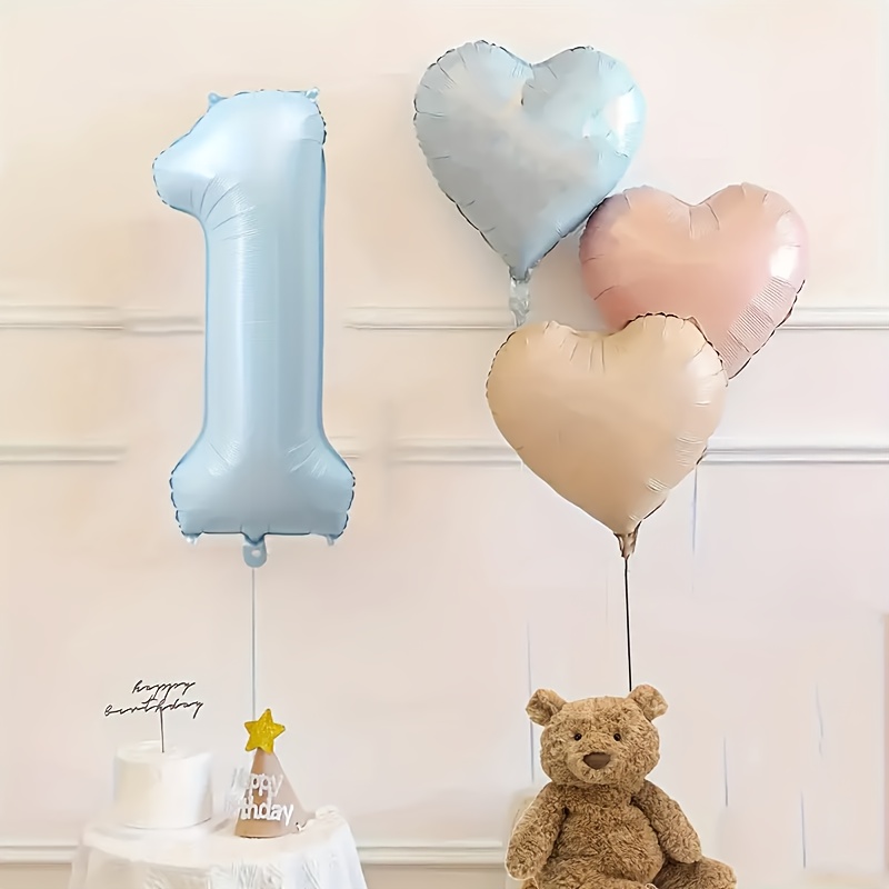 4Pcs Baby Blue Number Birthday - Baby Products Moisturizer ulasan dan harga