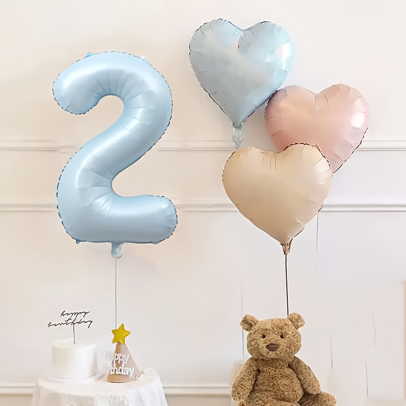 4Pcs Baby Blue Number Birthday - Baby Products Moisturizer ulasan dan harga