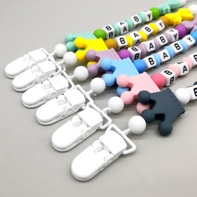 Crown Bow Silicone Pacifier Cl - Baby Pacifier Clip ulasan dan harga