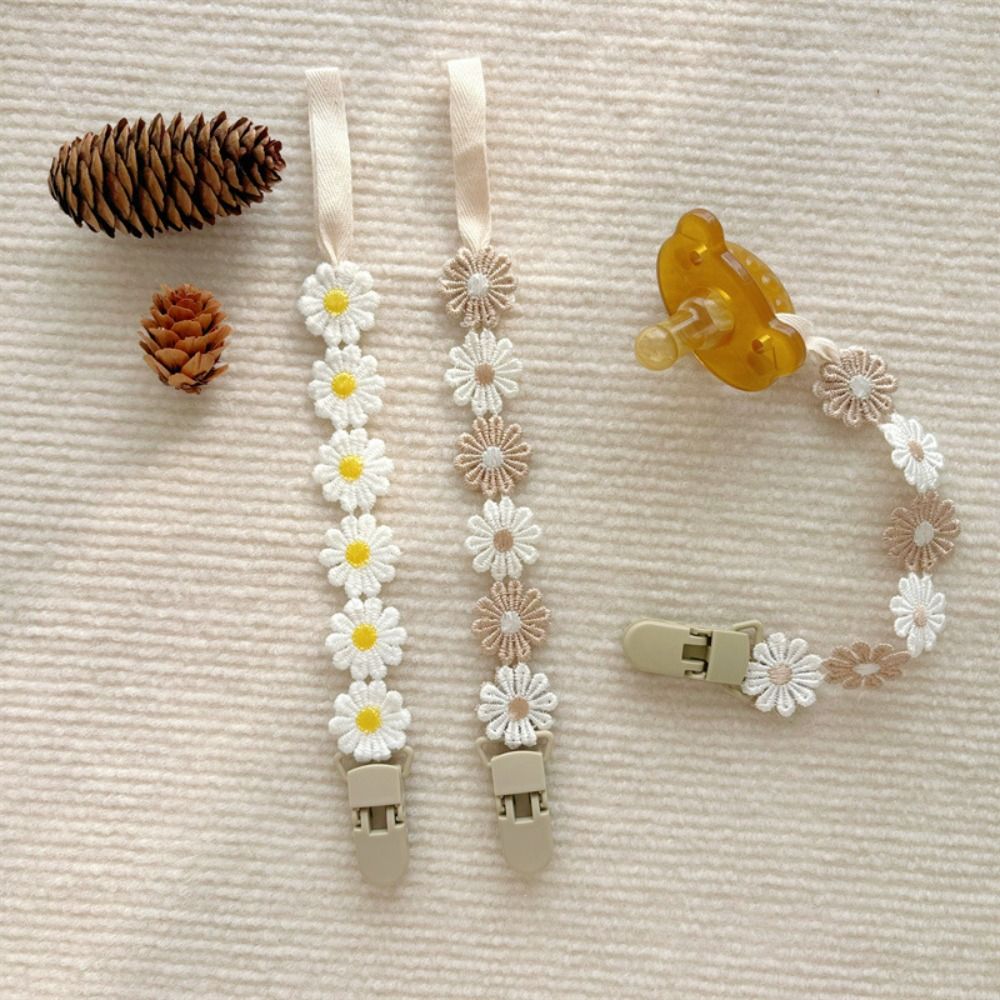 Cute Daisy Baby Pacifier Chain - Baby Products Moisturizer ulasan dan harga