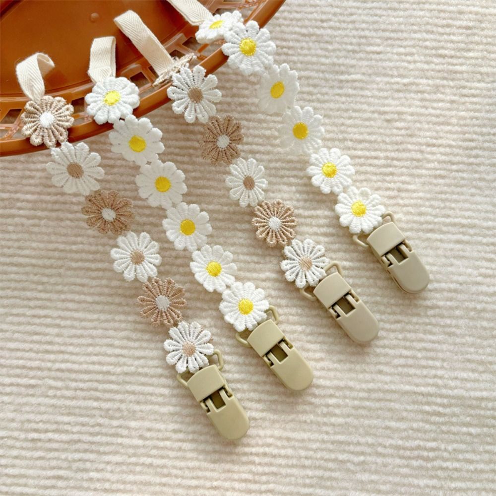 Cute Daisy Baby Pacifier Chain - Baby Products Moisturizer ulasan dan harga