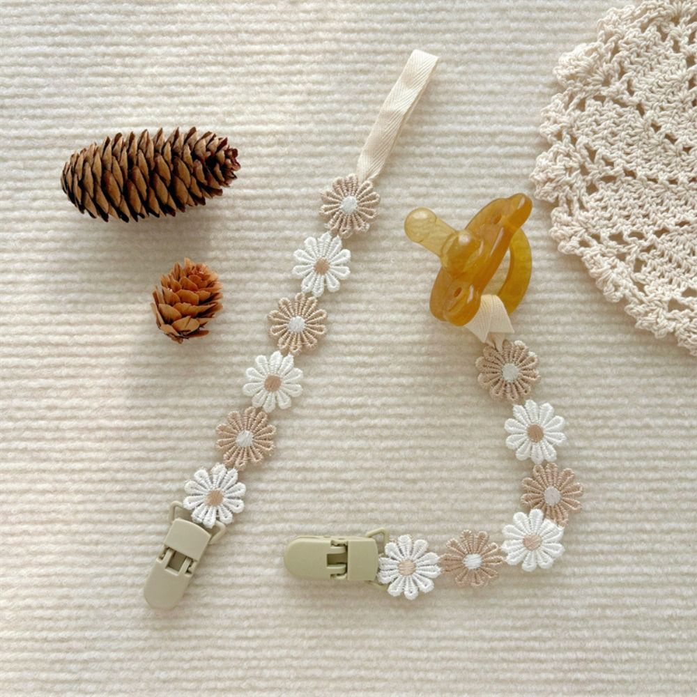 Cute Daisy Baby Pacifier Chain - Baby Products Moisturizer ulasan dan harga