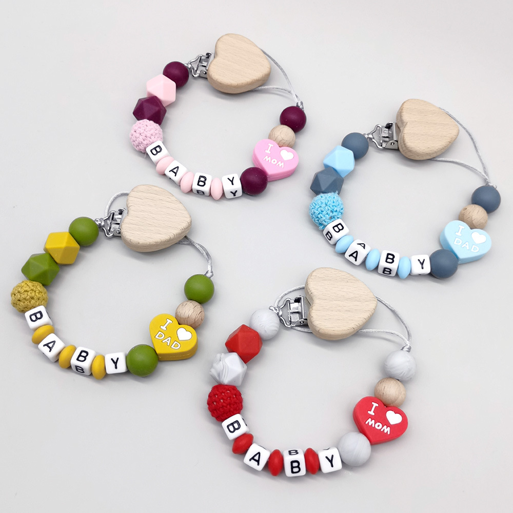 Customizable Personalized Name - Baby Pacifier Clip ulasan dan harga