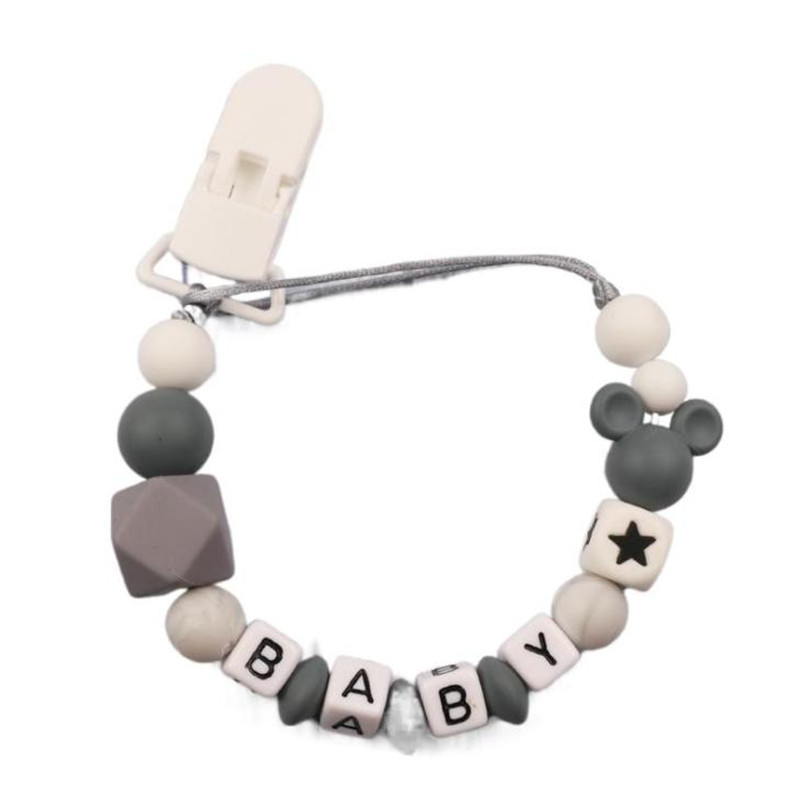 Baby Personalized Name Silicon - Baby Pacifier Clip ulasan dan harga