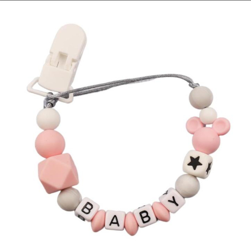 Baby Personalized Name Silicon - Baby Pacifier Clip ulasan dan harga