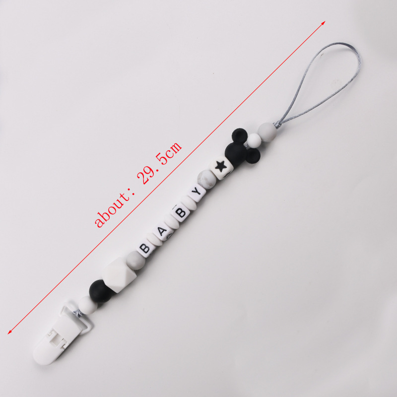 Baby Personalized Name Silicon - Baby Pacifier Clip ulasan dan harga