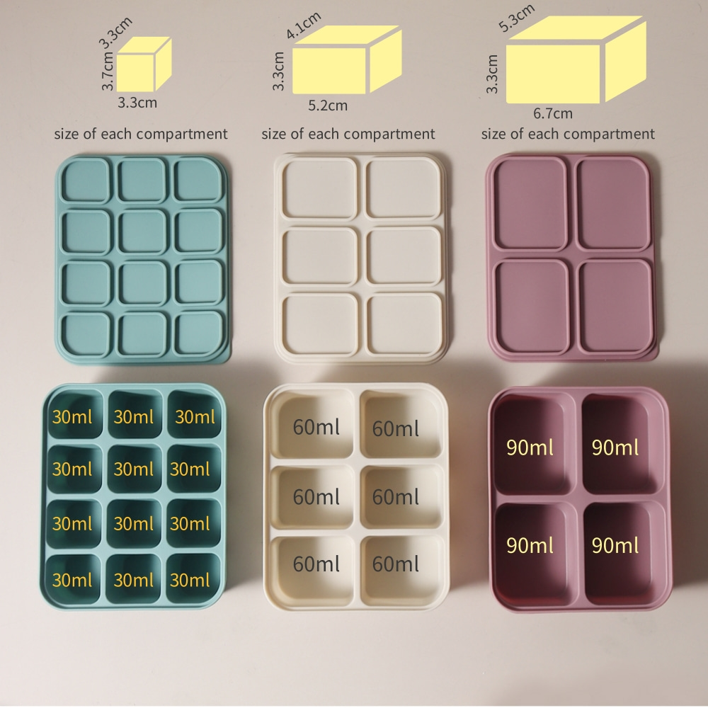 Baby Ice Cube Tray Silicone wi - Baby Products Cream ulasan dan harga