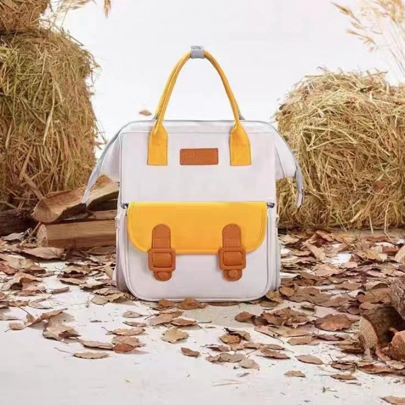 Color Blocked Backpack for Mom - Baby Products Korean ulasan dan harga