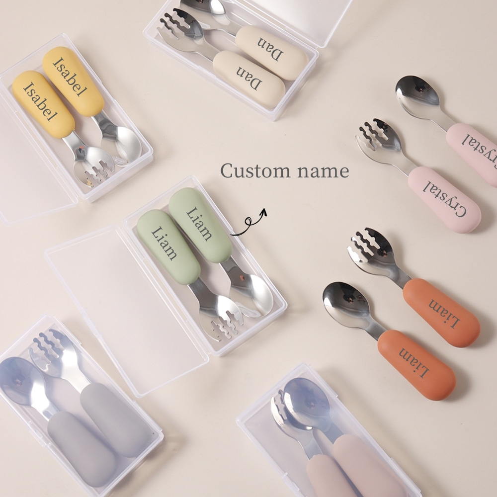 Personalized Baby Spoons and F - Baby Led Weaning Set ulasan dan harga