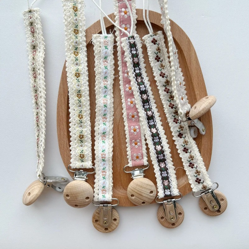 Lace Pacifier Clip Chain for N - Baby Pacifier Clip ulasan dan harga