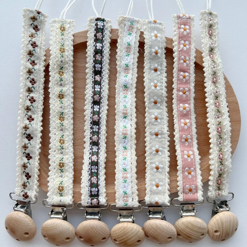 Lace Pacifier Clip Chain for N - Baby Pacifier Clip ulasan dan harga