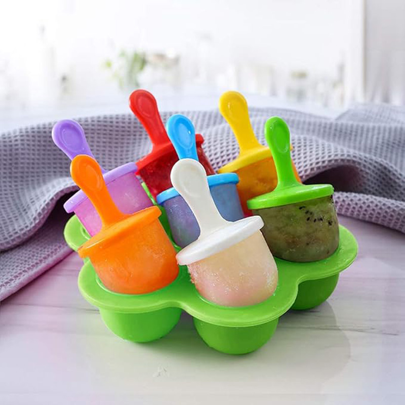 1pc 7 Holes DIY Ice Cream Pops - Baby Products Cream ulasan dan harga